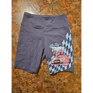 Hello Kitty Workout Tokyo Racing Gray Graphic Design Fashion Shorts Size XS (A40